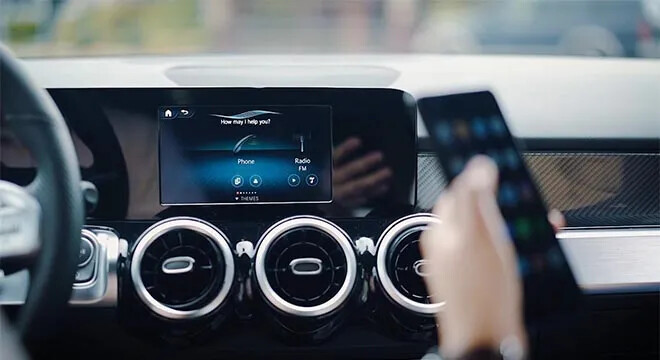 Mercedes - Benz GLB navigation system